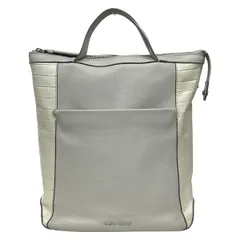 COLE HAAN(コールハーン) ショルダーバッグ - 白×アイボリー 型押し加工/3way レザー