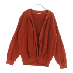 AURALEE (オーラリー) SUPER HARD TWIST RIB KNIT CARDIGAN ツイストリブ 長袖カーディガン オレンジ A8SC01TRのサムネイル
