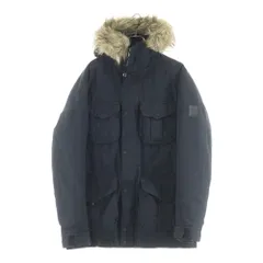 RLX RALPHLAUREN (アール エル エックス ラルフ ローレン) ジップアップ ファーフーディ ダウンジャケット 710634980001 ブラック