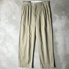 雰囲気系 90s POLO RALPH LAUREN 2タック コットン チノ パンツ 32 / 90年代 オールド ポロ ラルフローレン チノパン ポロチノ ANDREW