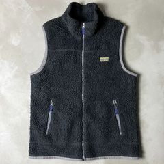エルエルビーン ロゴタグ ボアベスト グリーン L 6002 - メルカリ