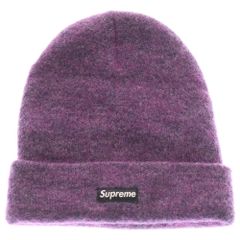 Supreme Mohair Beanie Black boxlogo mm6 - メルカリ