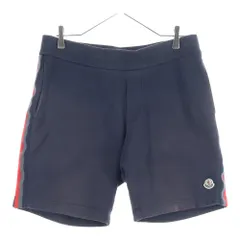 MONCLER (モンクレール) ロゴワッペン 3ラインハーフパンツ ショーツ ネイビー F10918H70800のサムネイル