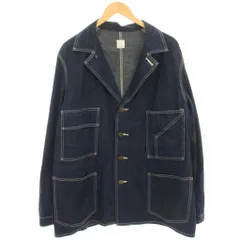 アナトミカ ANATOMICA ダンガリーカバーオールジャケット COVERALL DUNGAREE デニムジャケット 44 紺 ネイビー 530-521-26 /HNのサムネイル