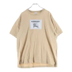 BURBERRY (バーバリー) ロゴ 半袖 Tシャツ ベージュ M