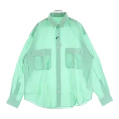 Porter Classic (ポータークラシック) ROLL UP STRIP SHIRT ロールアップ ストライプ 長袖シャツ ロングスリーブ グリーン PC-018-1315-80-04のサムネイル
