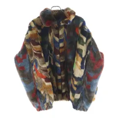 SUPREME (シュプリーム) 22AW Multicolor Faux Fur Bomber Jacket フェイクファー ジップアップ ボンバージャケット マルチのサムネイル