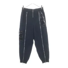 NIKE (ナイキ) フロントジップ ウインドブレーカーパンツウーブン CU6926-010 ブラック