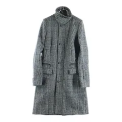 DIESEL BLACK GOLD (ディーゼルブラックゴールド) ジップアップ ロングウールコート 00E10300663 ブラック