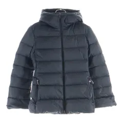 MONCLER (モンクレール) DERA GIUBBOTTO デラ ロゴワッペン付フーデッドダウンジャケット ブラック H20931A00116