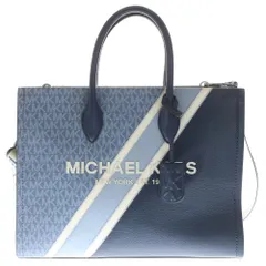 MICHAEL KORS (マイケルコース) MIRELLA EW 2WAYトートバッグ ブルー/ネイビー 35R3S7ZT8L