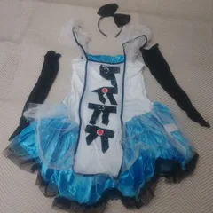 未使用品　コスプレ　衣装4点セット　不思議の国のアリス風