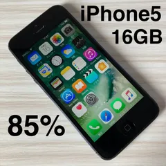 iPhone5 16GB BLACK バッテリー85% au