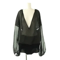 6 ROKU BEAUTY&YOUTH B&Y ロク ビューティーアンドユース ボリューム チュニック シアー 38 ブラック /DF ■OSのサムネイル
