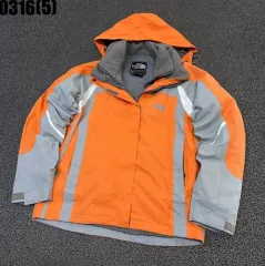 THE NORTH FACE ザノースフェイス オレンジ/グレー レディース ウィンドブレーカー ジャケットs 0316