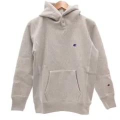タグ付き チャンピオン CHAMPION リバースウィーブ ストームシェル プルオーバー スウェットパーカー S グレー系 C3-L108 /ML ■ECD001