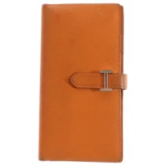 HERMES (エルメス) ベアンスフレ 二つ折り長財布 ロングウォレット カードケース オレンジ エプソンのサムネイル