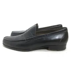 K■【25cm程度】ビームス/BEAMS internationalgallery ローファーシューズ/幅狭/黒/MENS■9【中古】のサムネイル