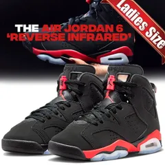 ナイキ エア ジョーダン 6 レトロ GS インフラレッド セールスマン ブラック ライトクリムゾン NIKE AIR JORDAN 6 RETRO(GS) INFRARED SALESMAN blk/lt crimson iq1275-001イカット 