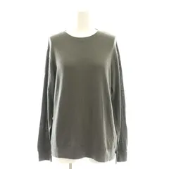 スリードッツ three dots ブラッシュド シンプルクルーネックセーター ニット 長袖 S グレー /DF ■OSのサムネイル