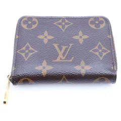 LOUIS VUITTON (ルイヴィトン) モノグラム ジッピーコインパース ブラウン PVC M60067