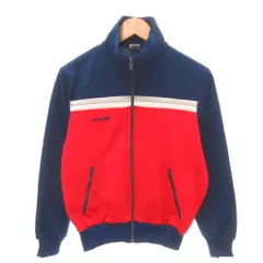 アディダスオリジナルス adidas originals ヴィンテージ 70s~80s 西ドイツ デサント製 トラックジャケット ロゴ刺繍 S 赤 レッド 青 ブルー /YJ ■GY58