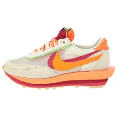 NIKE (ナイキ) ×Sacai ×CLOT LD WAFFLE ORANGE BLAZE DH1347-100 クロット サカイ LD ワッフル オレンジブレイズ ローカットスニーカー US9.5/27.5cm ベージュ/オレンジ