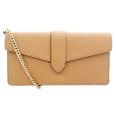 スマイソン SMYTHSON ミニバッグ ショルダー ウォレット チェーンストラップ ロゴ ベージュ系 /UOのサムネイル