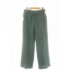 ルシェルブルー LE CIEL BLEU 22SS Tie Waist Pants パンツ フレア スリット センタープレス ジッパーフライ 36 モスグリーン /DO ■OSのサムネイル