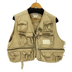 90s vintage フィッシングベスト ベージュ Ausable ギミック - メルカリ