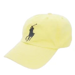ポロ バイ ラルフローレン Polo by Ralph Lauren 帽子 キャップ 野球帽 BBキャップ ベースボールキャップ 刺繍  ロゴ ビッグポニー ボーイズ 男の子 ONE 56cm 黄 イエロー /MN5 ■GY18のサムネイル