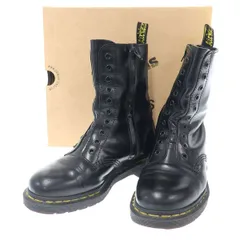 VETEMENTS×Dr.Martens ヴェトモン ドクターマーチン サイドジップレザーブーツ  ブラック UK5のサムネイル