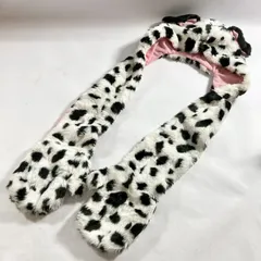 ★ Disney ディズニー 101わんちゃん ファンキャップ マフラーキャップ 被り物 Disney RESORT  現状品