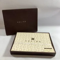 ★ CELINE セリーヌ フラットシーツ マカダム柄 綿100％  140x240cm 箱入り 未使用 現状品