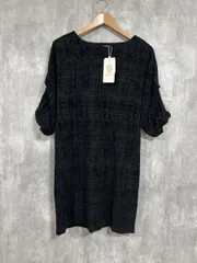 美品 Bou Jeloud ブージュルード タグ付 韓国製 Iライン ワンピース sizeF/黒  ◇■◎レディースのサムネイル