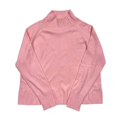 カシミヤ100% 高島屋 TAKASHIMAYA タカシマヤ ハイネック ニット セーター M /パウダーピンク系 レディースのサムネイル