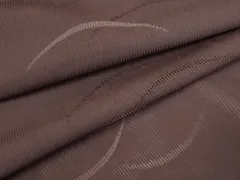 平和屋着物＊夏物　小紋　芝紋紗　葡萄鼠色　正絹　逸品　AAAY6929sx