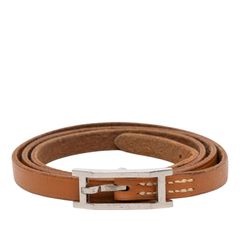 希少】エルメス □極美品□ ティレット 二重 レザーブレスレット