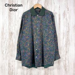 【最高級】 Christian Dior ペイズリー ウール 長袖 シャツ 美品 至高の逸品】 Christian Dior 長袖 シャツ ペイズリー 美品 【公式通販】