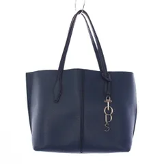 トッズ TOD'S JOY トートバッグ ハンドバッグ レザー 青 /KH