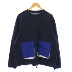 ブルーブルー BLUE BLUE Tシャツ カットソー 長袖 クルーネック M 紺 /BMのサムネイル