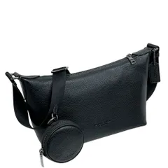 コーチ ショルダーバッグ バッグ メンズ COACH バッグ レザー スモール フィン クロスボディ バッグ CCG20 QB/BK ブラック