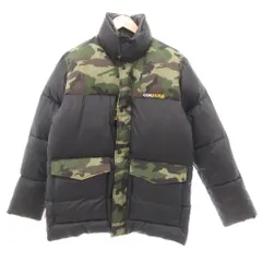 ザ・ダファー・オブ・セントジョージ The DUFFER of ST.GEORGE タグ付き 中綿 ナイロン ブルゾン ジャケット コーデュラ カモフラ 切替 はっ水加工 ブラック カーキ /UO