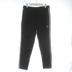 アディダス adidas BECKENBAUER TRACK PANTS トラックパンツ イージー スリーストライプス ロゴ 刺繍 L 黒 ブラック /XZ ■GY57