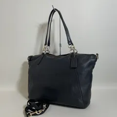 2602-311｜美品｜コーチ 2WAYトートバッグ レザー ブラック