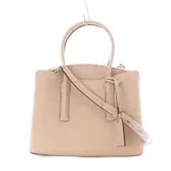 ケイトスペード KATE SPADE MARGAUX MEDIUM SATCHEL 2wayバッグ ハンドバッグ ショルダーバッグ レザー ピンク 無地 /RI ■OS