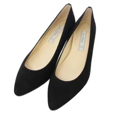 ルタロン Le Talon パンプス ポインテッドトゥ スエード 36.5 黒 /TK