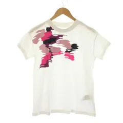 ヒューゴボス HUGO BOSS Tシャツ F 白 プリント柄 半袖 ラウンドネック /JPのサムネイル