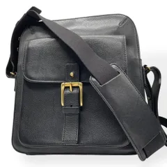 極美品　希少　Dunhill　ダンヒル　ショルダーバッグ　黒　本革　斜め掛け