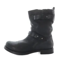 ラグ&ボーン RAG&BONE エンジニアブーツ ショート ローヒール レザー 38.5 ブラック /YO7のサムネイル